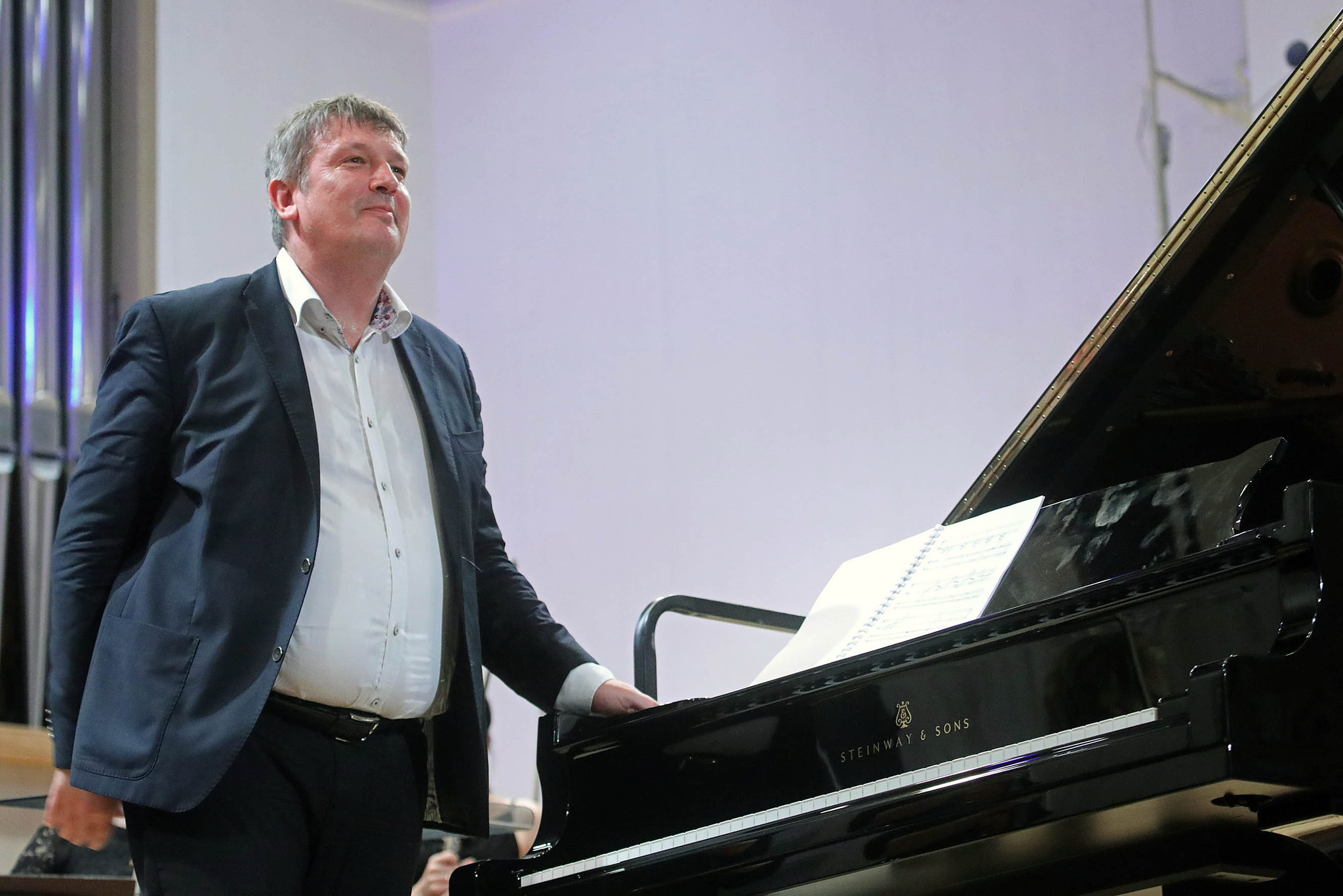 Борис Березовский (фортепиано), Иван Почекин (скрипка)